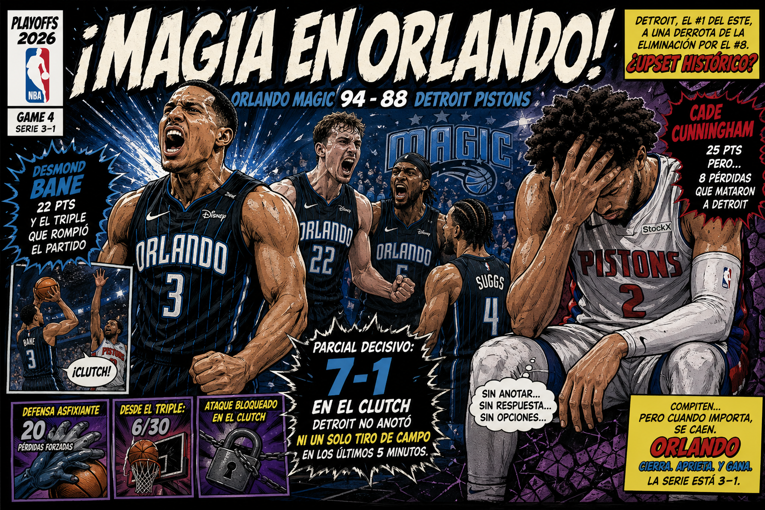 Los Magic hacen de Orlando un fortín