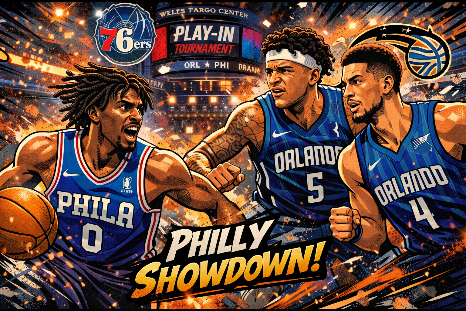 Los 76ers ganan sin problemas frente a los Magic